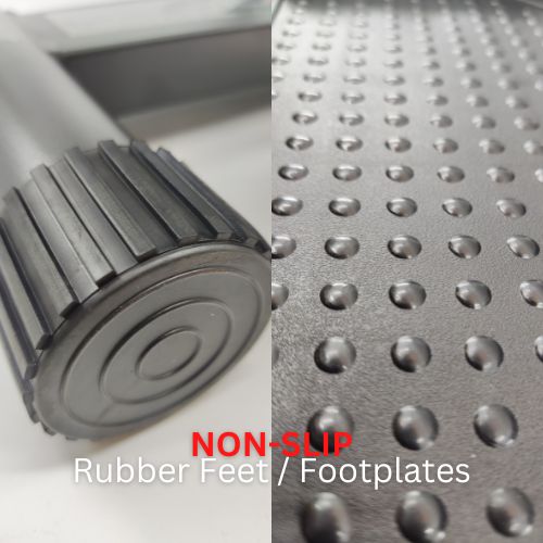 bodysculpture mini stepper non slip rubber feet and footplates